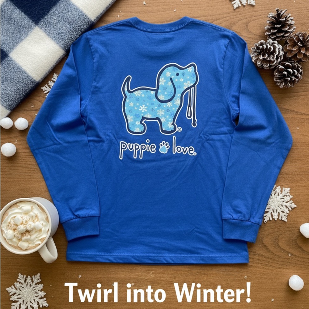 Holiday Puppie Love Long Sleeve Shirt